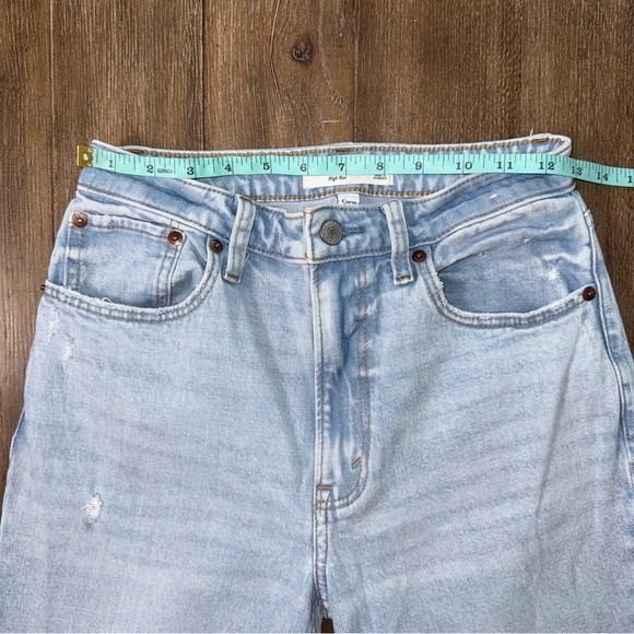 Abercrombie & Fitch The Skinny High Rise Jean CURVE LOVE Ankle Distressed - Picture 5 of 12